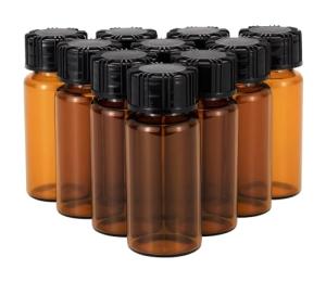 10ml Amber Glass Bottles for Lab and Oils