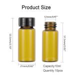 10ml Amber Glass Bottles for Lab and Oils