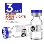 Ks-Tek 3ml Sterile Empty Vials with Caps