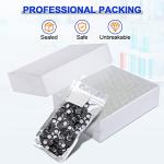 100 Pack 4ml Clear Glass Vials with Caps