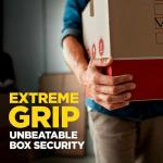 Clear Packing Tape with Extreme Grip, 3 Rolls