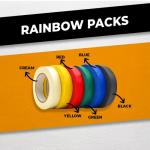 Colored Masking Tape - Blue, 3/8" x 60 yds