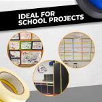 Colored Masking Tape - Blue, 3/8" x 60 yds