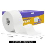 Athletic Tape - 4 Rolls White Sports Tape