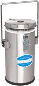 SCILOGEX 2L Stainless Steel Dewar Flask with Vented Lid