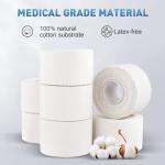 CHMI White Athletic Tape - 64 Rolls, 640 Yards