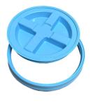 5-Gallon Purple BPA-Free Plastic Buckets (3-Pack)