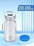 10 Pack of 20ml Sterile Glass Injection Vials