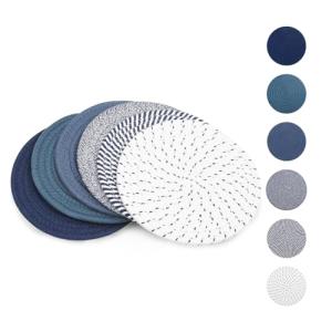 SHACOS 6-Pack Heat-Resistant Cotton Trivets