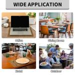 Heat Resistant Faux Leather Placemats Set of 6