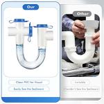 Gulfmew 3/4 Inch Condensate Trap with Brush