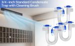 3/4" Condensate Trap Set with Cleaning Brush