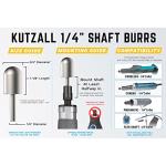 Kutzall Extreme Very Coarse Rotary Burr 1/4" Shaft