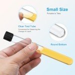 15ml Glass Test Tubes with Plastic Caps - 10 Pack