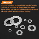 600-Piece Stainless Steel Flat Washers Assortment Kit