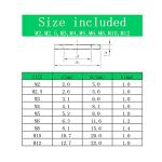 420 Pcs Black/White Nylon Flat Washers Kit