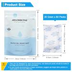 Premium Transparent Silica Gel Desiccant Packets