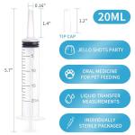 20ml Syringe with Blunt Tip - Pack of 3