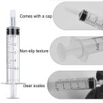 12-Pack 5ml Syringes with Caps - No Needles