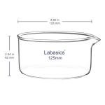 Heavy-Duty 500ml Crystallizing Dish with Spout