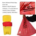 Disposable Biohazard Waste Bags - 20 Gallon Capacity