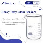 170oz Heavy-Duty Borosilicate Glass Beaker