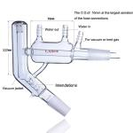 Glass Short Path Distillation Head with Joints