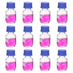 12 Pack 50ml Glass Reagent Storage Bottles