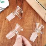 10-Pack Small Glass Funnels with Handle