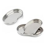 Stainless Steel Kidney Trays Set – Reusable Metal Bowls