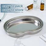 Stainless Steel Kidney Trays Set – Reusable Metal Bowls