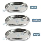 Stainless Steel Kidney Trays Set – Reusable Metal Bowls