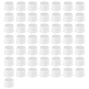 28mm Plastic Screw Caps for PET Bottles - 50 Pack