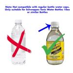 28mm Plastic Screw Caps for PET Bottles - 50 Pack