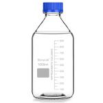 Stonylab 1000ml Glass Storage Bottle with Cap