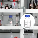 Stonylab 1000ml Glass Storage Bottle with Cap