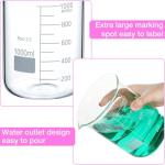 1000ml Borosilicate Glass Beakers - Set of 3