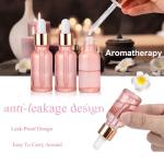 20-Pack 15ml Glass Dropper Bottles with Funnels