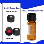 ALWSCI 2ml Amber HPLC Vials - 100 Pack