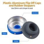 200 Pack 10ml Amber Glass Lab Vials