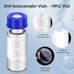 2ML Borosilicate Glass Autosampler Vials - 100 Pcs