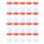 20Pcs 60ML Sterile Specimen Cups with Lids