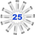 ONiLAB 50mL Conical Centrifuge Tubes - 75 Pack