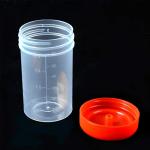 20Pcs 60ML Sterile Specimen Cups with Lids