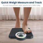 TIPRE Mechanical Analog Bathroom Scale, 150kg Capacity