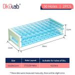 Okulab 2-Piece Detachable Test Tube Rack Set