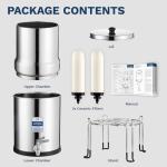 Survivor Filter Stainless Steel Gravity Water Filter