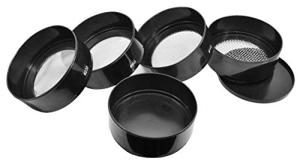 EISCO 6-Piece Stackable Mesh Sieve Set 7