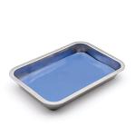 Stainless Steel Dissecting Pan with Vinyl Pad