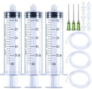 60ml Luer Lock Syringes with Blunt Tip Hose